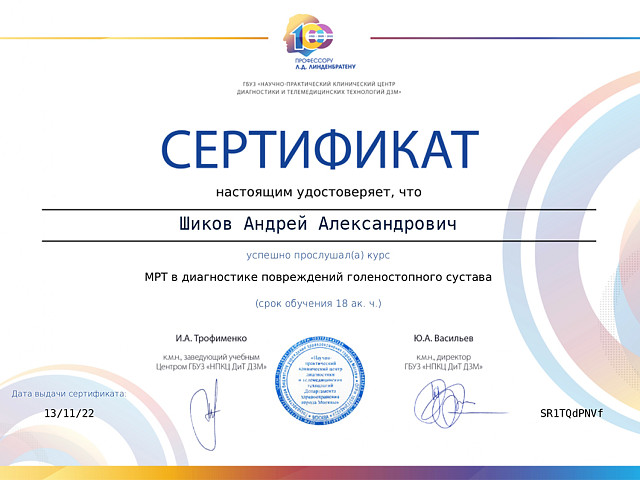 Шиков Андрей Александрович