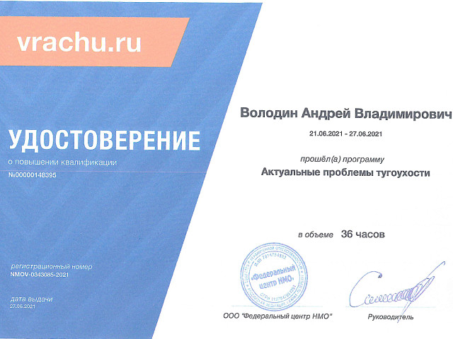 Володин Андрей Владимирович