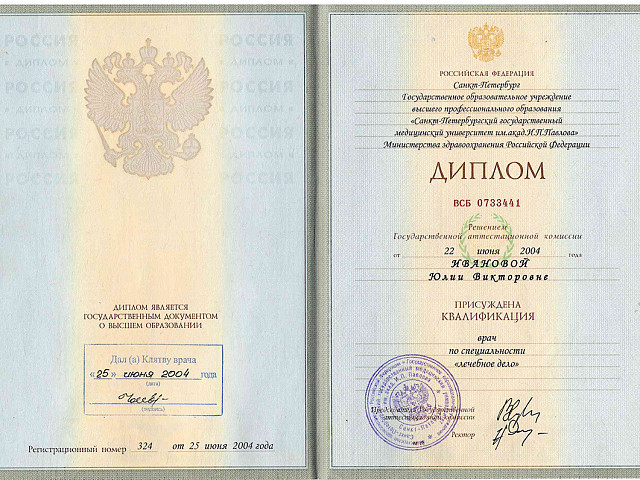 Анищенко Юлия Викторовна