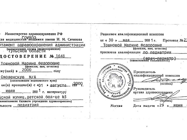 Руснак Марина Федоровна
