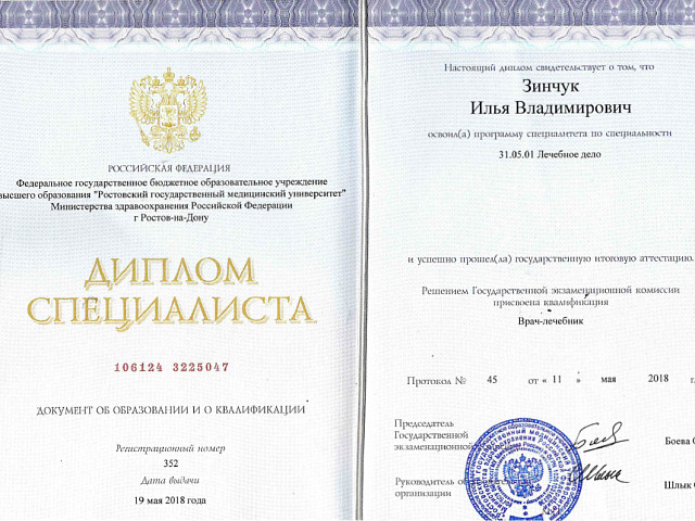 Зинчук Илья Владимирович